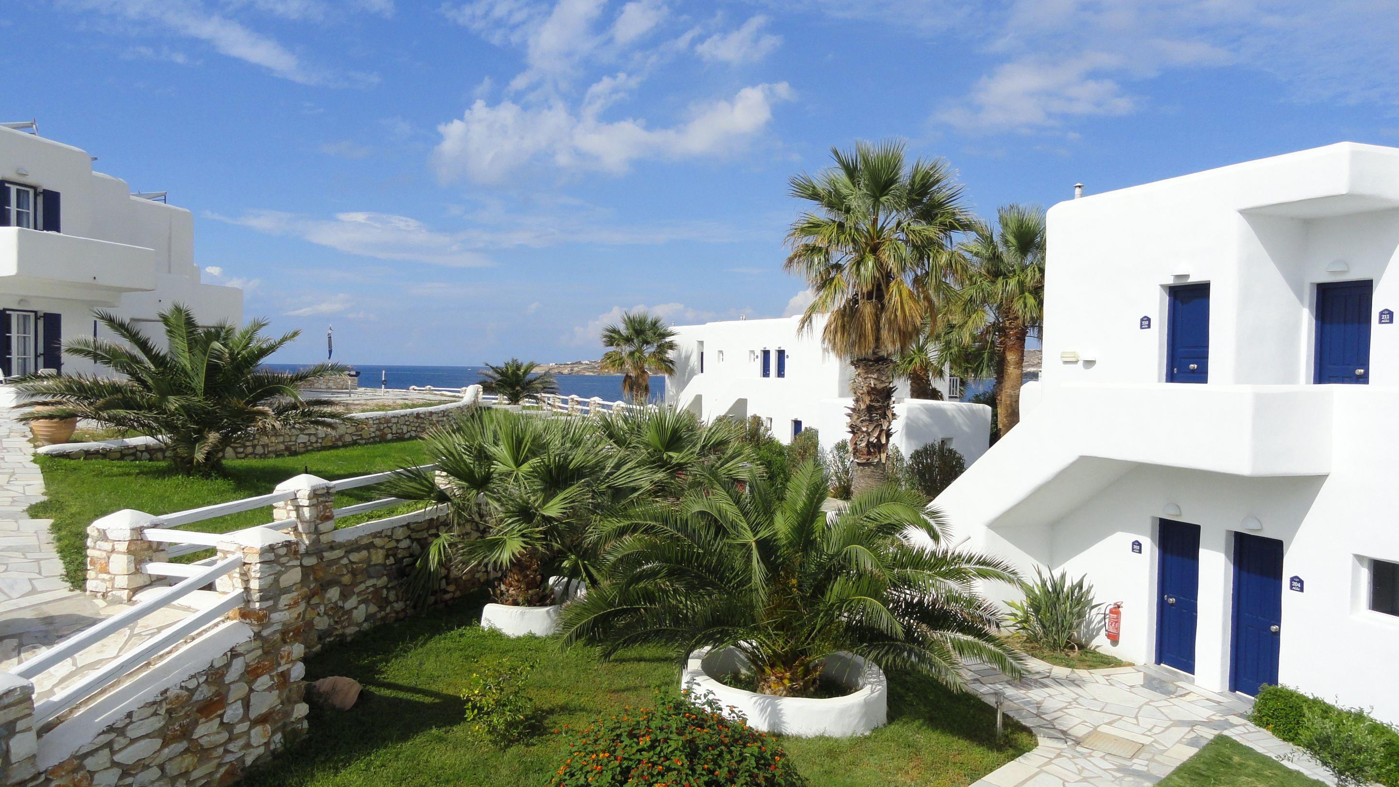 ホテル Paros Bay パラスポロス エクステリア 写真