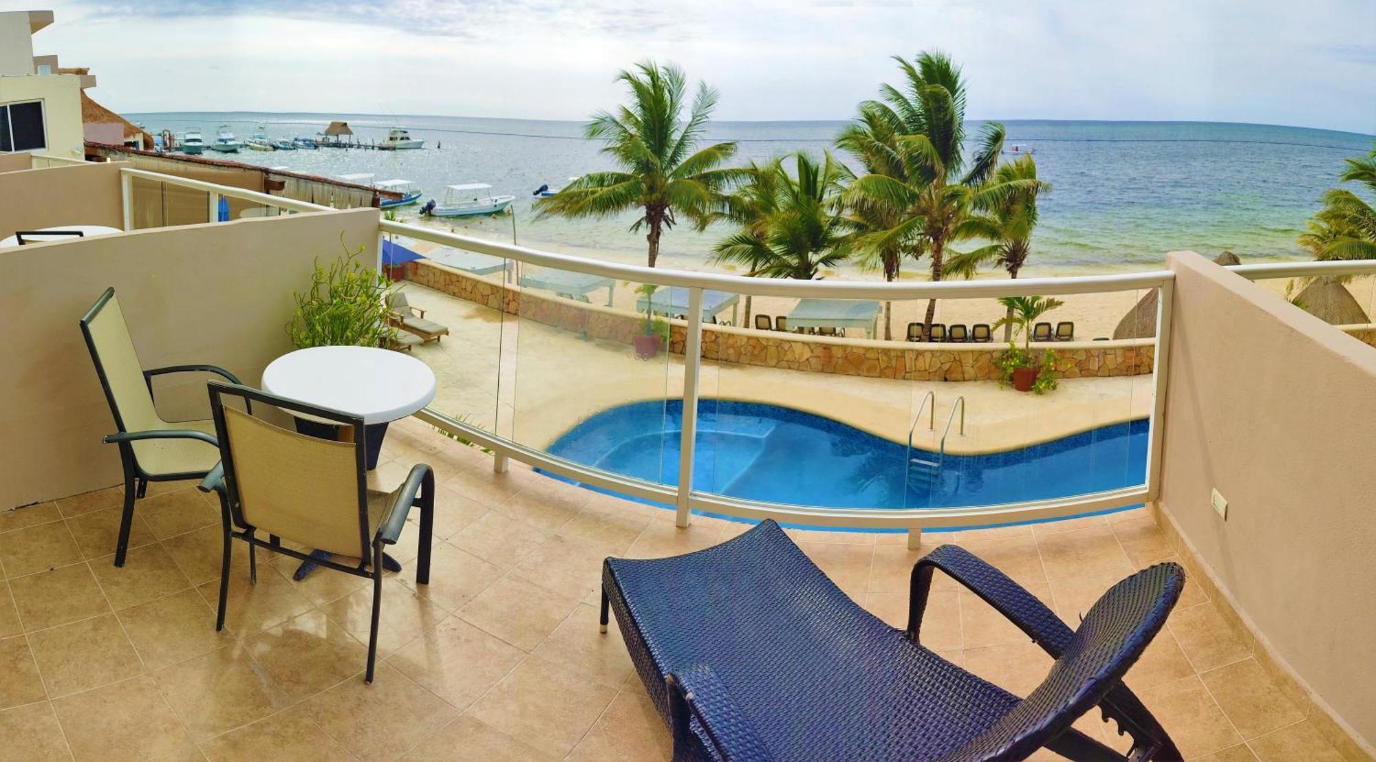 Hacienda Morelos Beachfront Hotel プエルト・モレロス エクステリア 写真