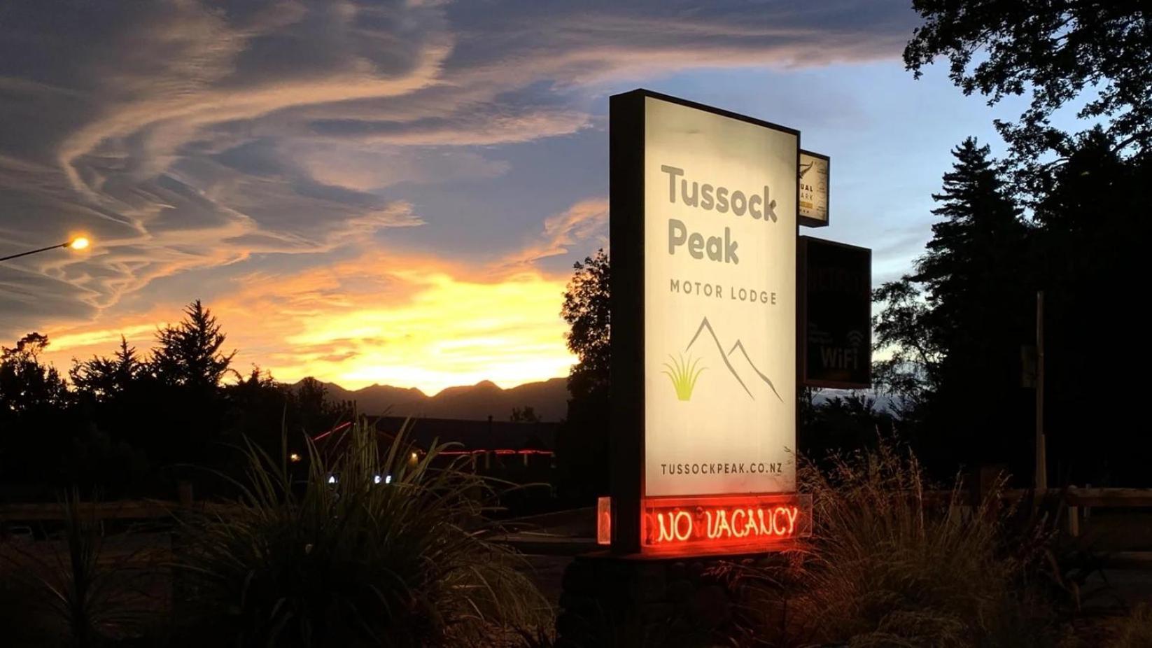 Tussock Peak Motor Lodge ハンマー・スプリングス エクステリア 写真