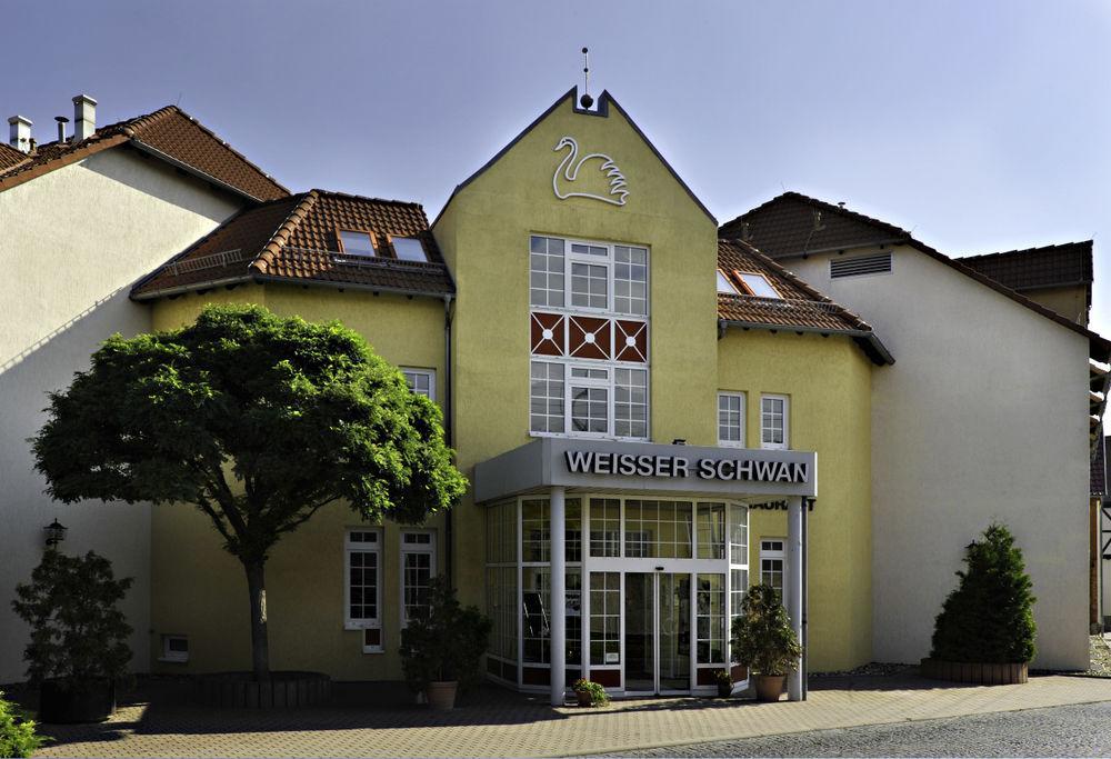 Hotel Weisser Schwan エアフルト エクステリア 写真