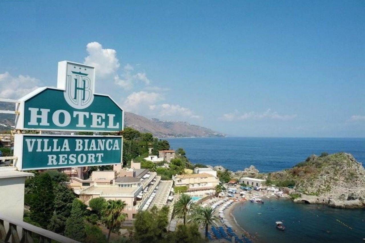 Hotel Villa Bianca Resort タオルミーナ エクステリア 写真