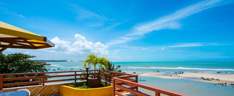 Praia de Pipa Flat With Sea View Pipa'S Bayアパートホテル エクステリア 写真