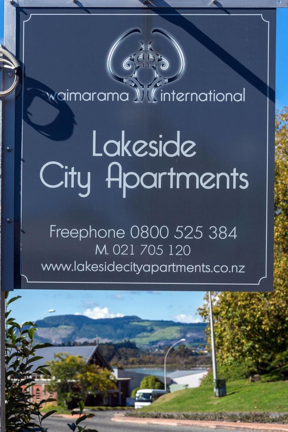 Lakeside City Apartments - Penthouse And Studio ロトルア エクステリア 写真