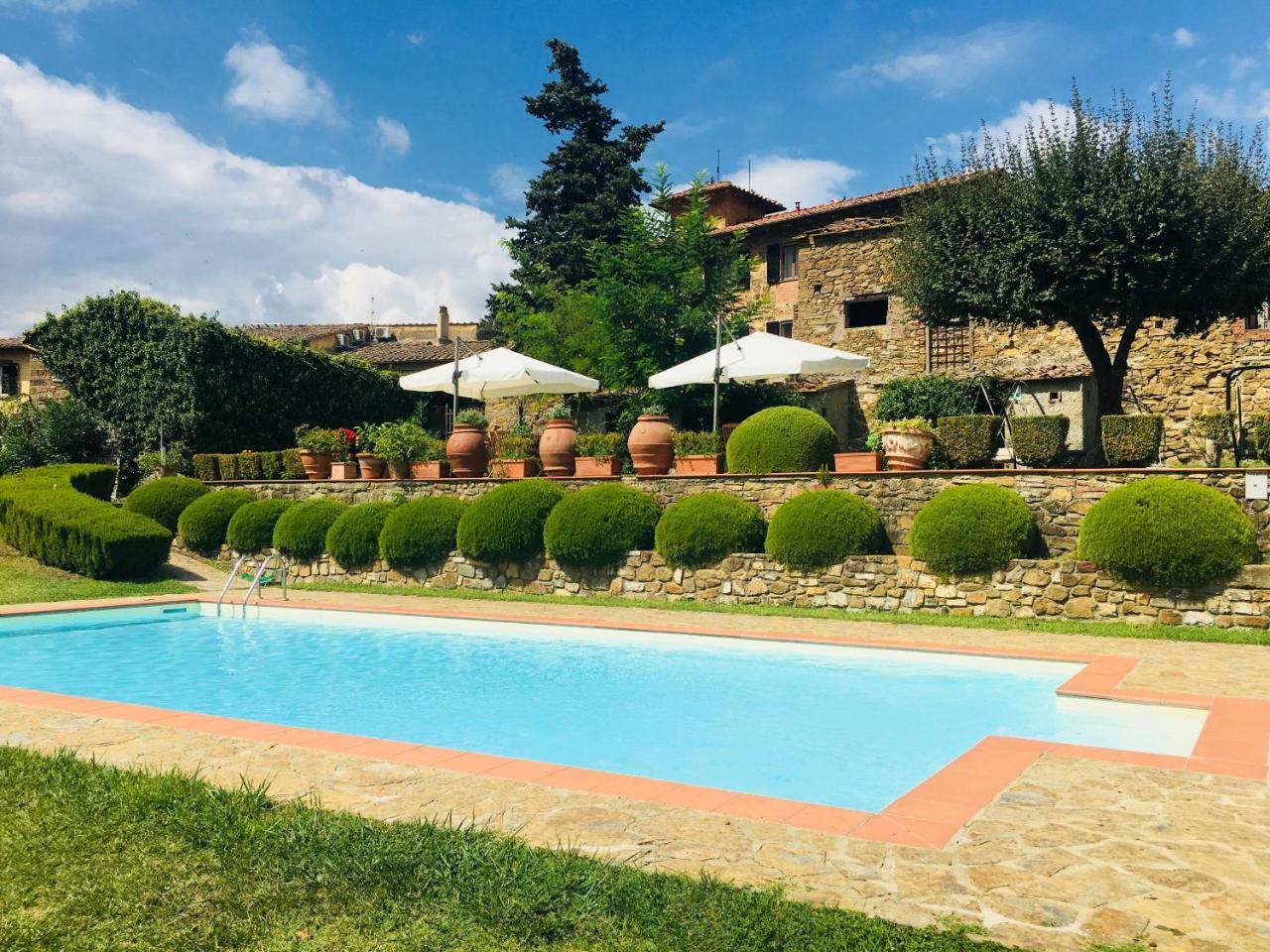 グレーヴェ・イン・キアンティ Agriturismo Fattoria Santo Stefanoヴィラ エクステリア 写真