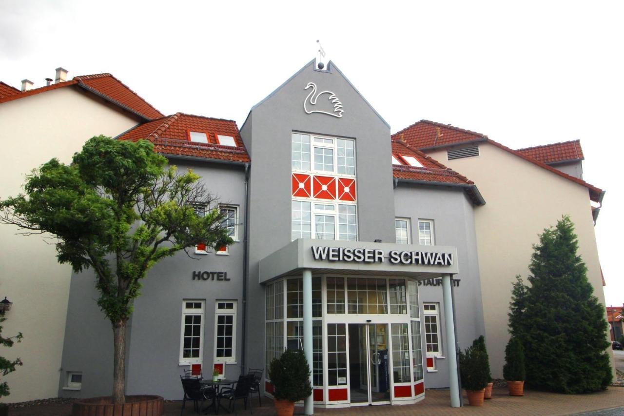 Hotel Weisser Schwan エアフルト エクステリア 写真