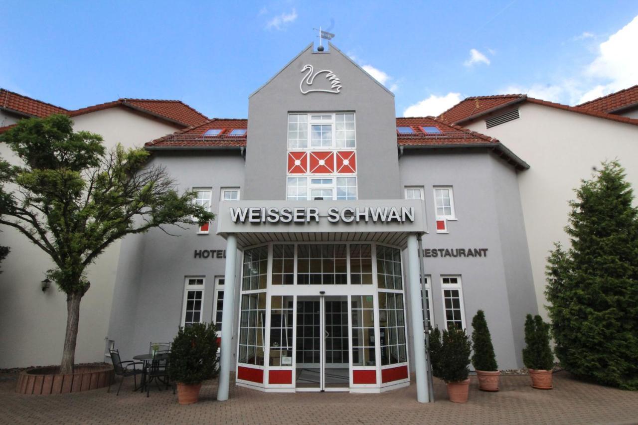 Hotel Weisser Schwan エアフルト エクステリア 写真