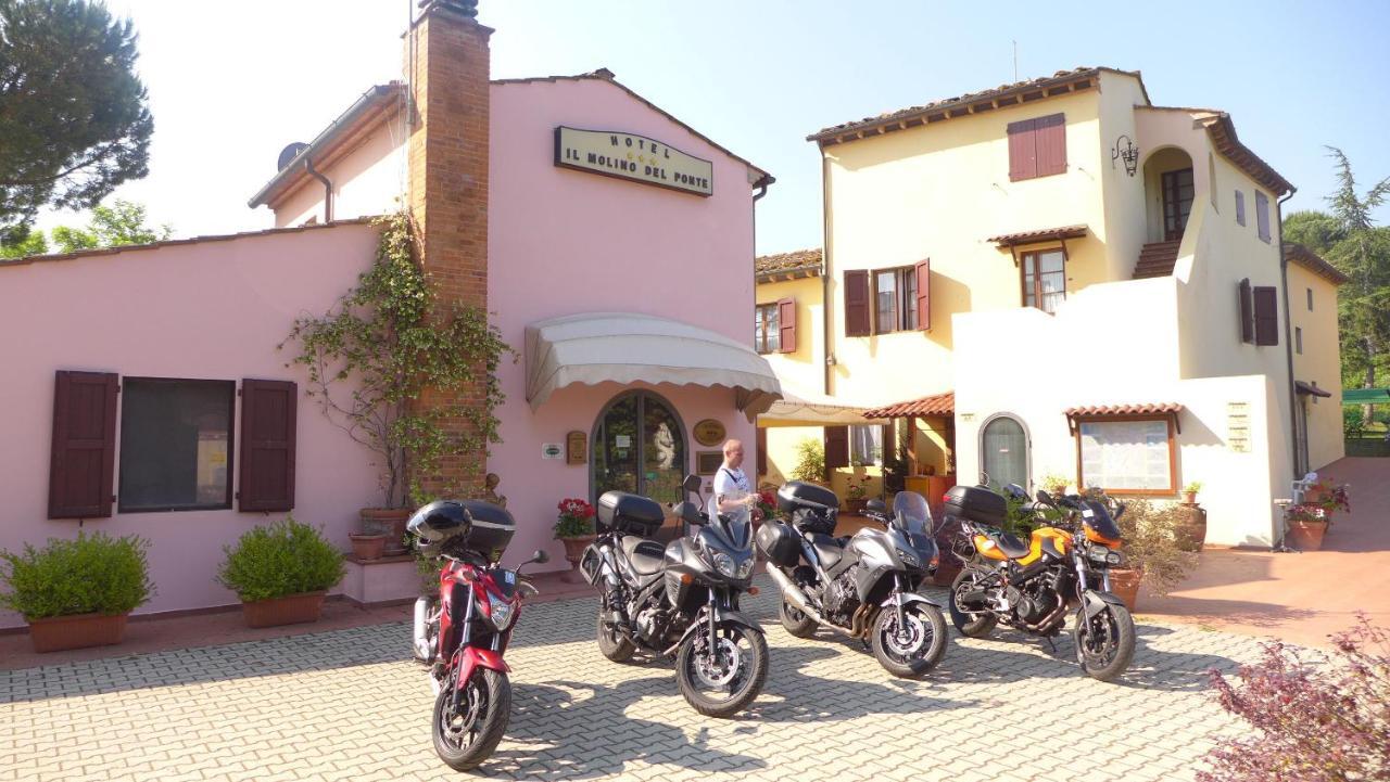 Motorradhotel Toskana -Il Molino Del Ponte- Minimum 3 Nachte モンテスペルトリ エクステリア 写真