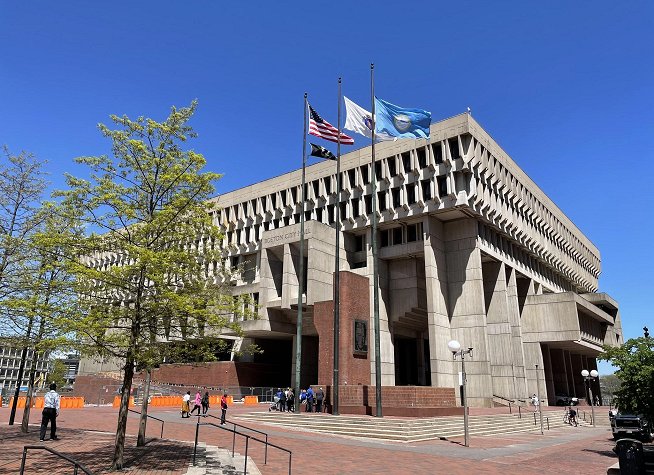 Boston City hall photo