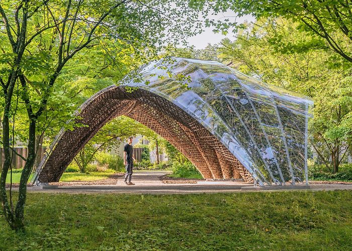Botanical Garden Freiburg livMatS Pavilion | ITKE | Archello photo