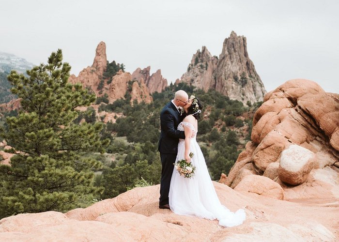 Garden of the Gods Moody Garden of the Gods Elopement in Colorado Springs photo