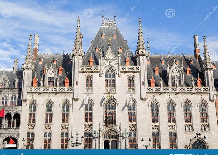 Provinciaal Hof Provinciaal Hof (Provincial Court) at Grote Markt in Bruges ... photo
