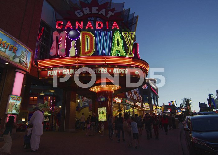 Great Canadian Midway Great Canadian Midway, Niagara Falls, On... | Stock Video | Pond5 photo