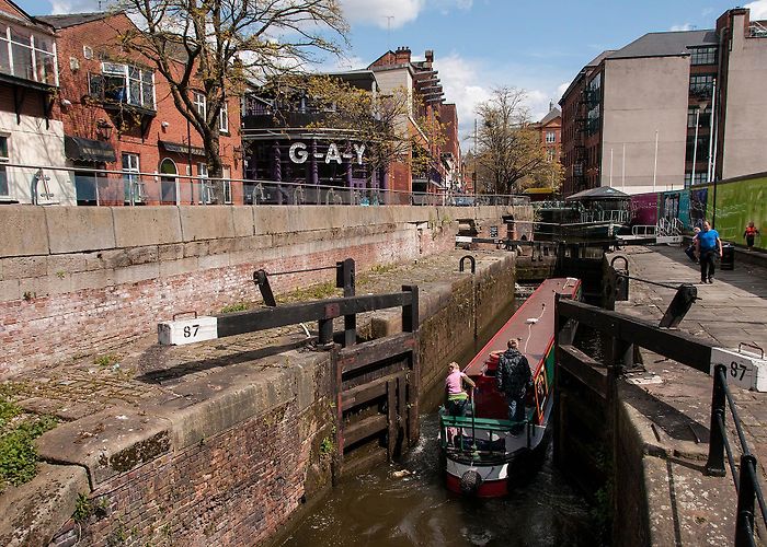 Gay Village Manchester Canal Barge at Manchester Gay Village - Ed O'Keeffe Photography photo