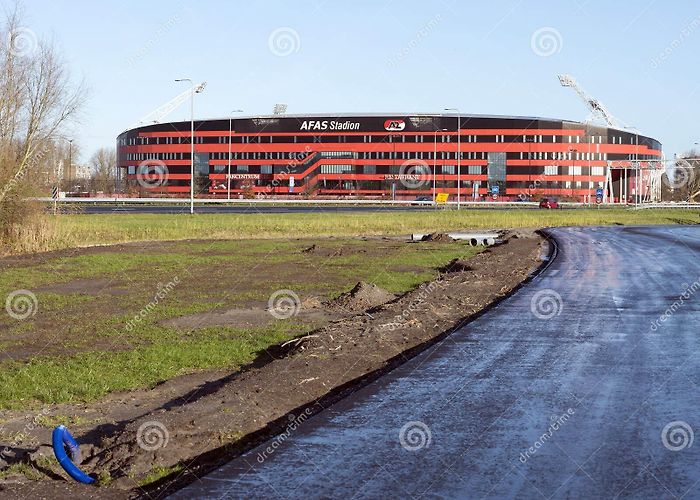 AFAS Stadion Soccer Stadium of Az Alkmaar in the Netherlands Editorial ... photo