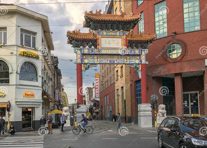 Aquatopia Gate To Chinatown in Antwerp, Belgium Editorial Stock Image ... photo