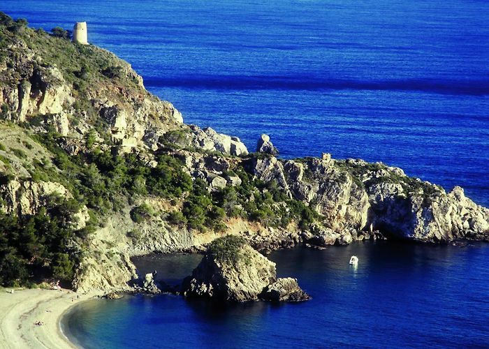Acantilados de Maro-Cerro Gordo Paradise around the Cliffs in Marro-Cerro Godo - Province ... photo