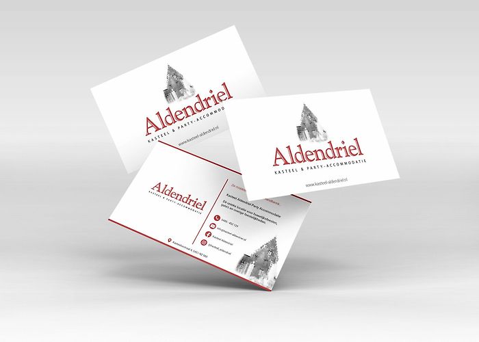 Kasteel Aldendriel Partyaccommodatie Visitekaartje Kasteel Aldendriel – Ilse Design photo