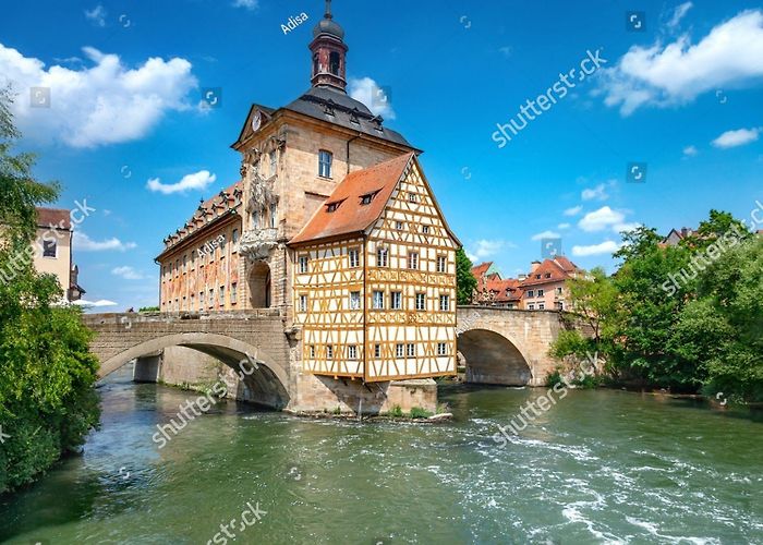 Rathausplatz Half Timbered Town Hall Photos and Images | Shutterstock photo