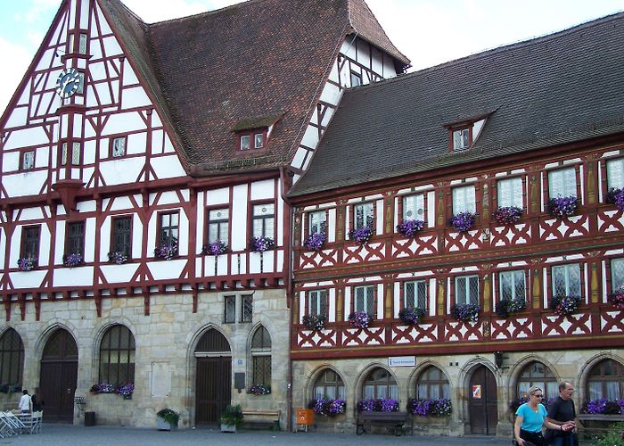 Rathausplatz Forchheim, Germany on the road to Nuremberg, Germany (this town is ... photo