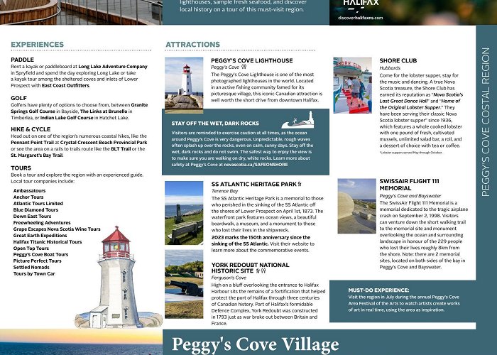 Cleveland Beach Provincial Park Peggy's Cove Coastal Region Map 2023 by Discover Halifax - Issuu photo