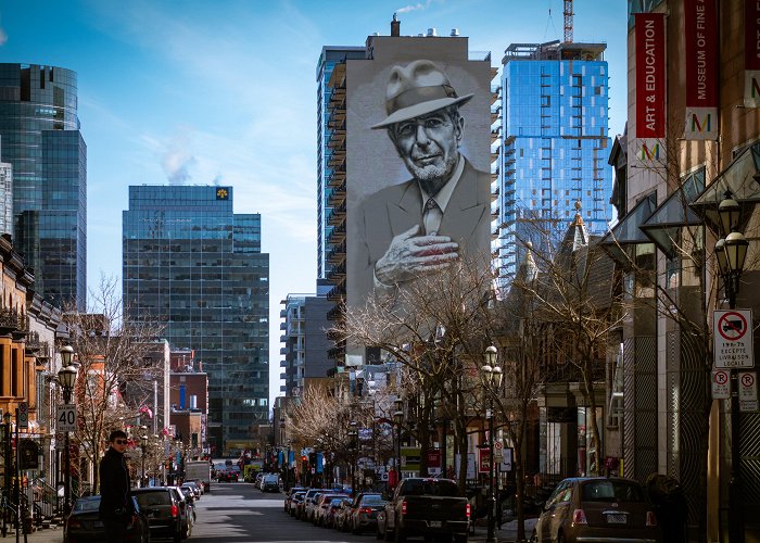 Leonard Cohen Mural One of my favourites pictures I've taken in Montreal: Leonard ... photo