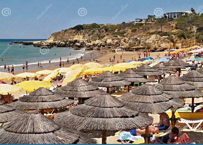 Oura Beach Oura Beach in Albufeira, Algarve - Portugal Editorial Photography ... photo