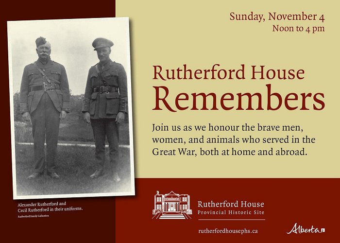 Rutherford House Provincial Historic Site Rutherford House Remembers - GlobalNews Events photo