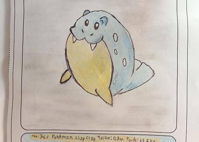 Musée français de la carte à jouer OC] I participated into a trading card game illustration contest ... photo