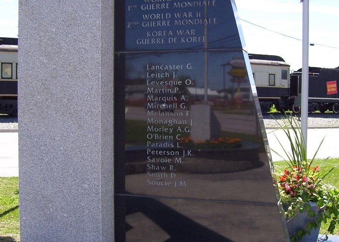 Ron Morel Memorial Museum Kapuskasing Cenotaph - National Inventory of Canadian Military ... photo