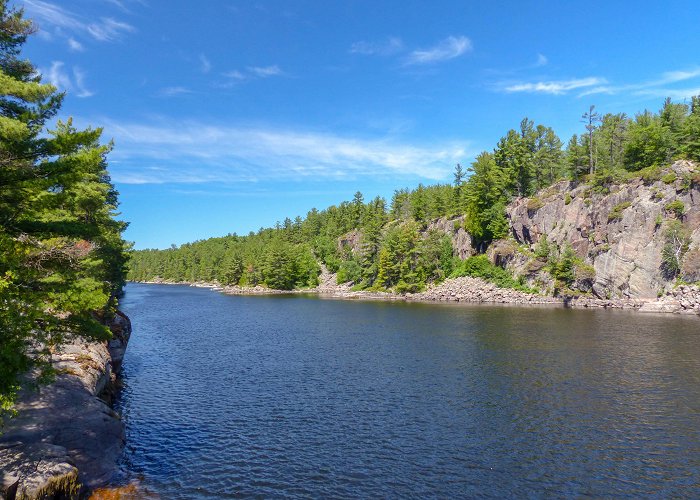 French River Provincial Park Camping in the beautiful Ontario countryside at Grundy Lake ... photo