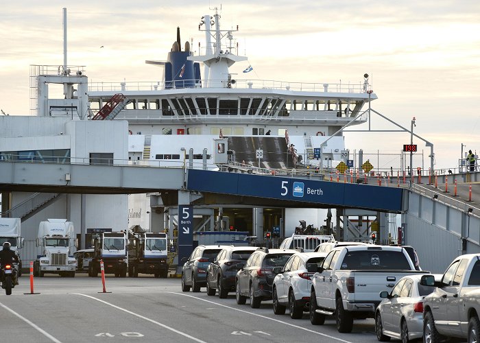 Swartz Bay Ferry Terminal Three arrested on B.C. ferry after refusing to wear masks ... photo