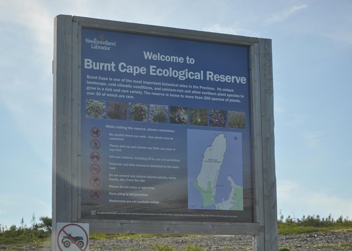 Pistolet Bay Provincial Park Burnt Cape Ecological Reserve needs Interpretation restored ... photo