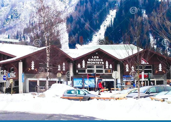 Col de Balme Ski Lift Telecabine Le Tour Col De Balme Ski Station, Chamonix, France ... photo