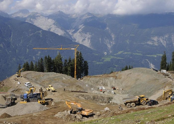 Kellerjochbahn - Sektion III Neuer Speichersee - Kellerjochbahn oberhalb von Schwaz soll ... photo
