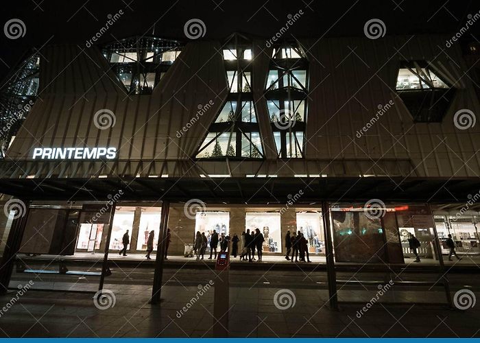 Printemps Department Store Place De L`Homme De Fer in Central Strasbourg Printemps Shopping ... photo