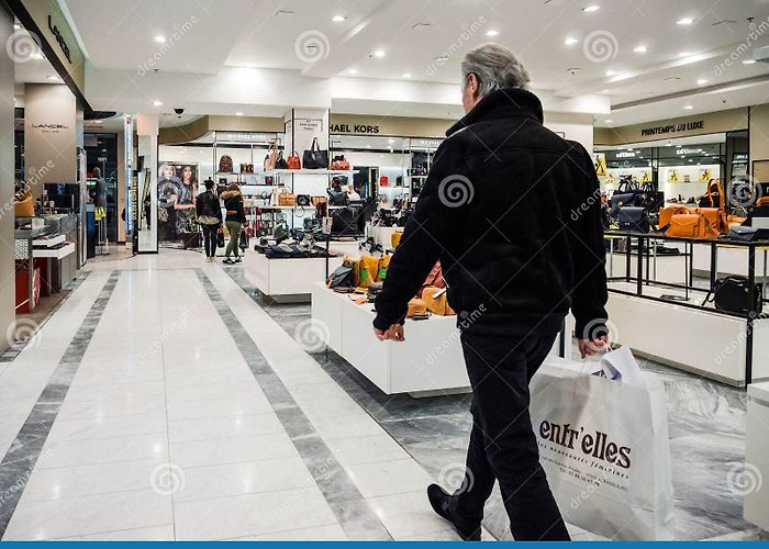 Printemps Department Store Senior Man Shopping in Luxury French Store Editorial Photo - Image ... photo