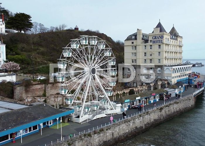 Llandudno General Hospital Llandudno pier Victorian promenade Ferri... | Stock Video | Pond5 photo