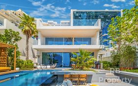 Five Palm Beach Villa - Three Floors, Private Pool, Jacuzziドバイ Exterior photo