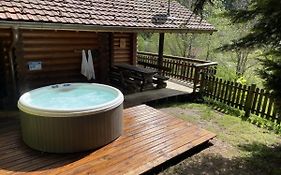 ラ・ブレス Le Grand Cerf Chalet En Rondins Avec Spa Jacuzziヴィラ Exterior photo