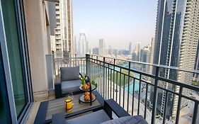 ホテル Stunning Fountain View In Downtown, Next To Burj Khalifa Only 5Minutes Walk From Dubai Mall Exterior photo