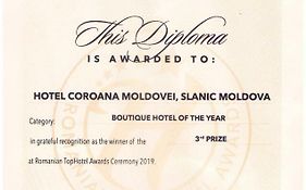 ホテルCoroana Moldovei Slănic-Moldova Exterior photo