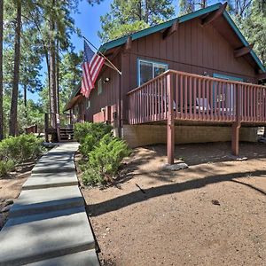 Rustic-Chic Prescott Cabin With Deck In Wooded Area!ヴィラ Exterior photo