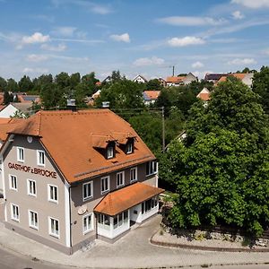 ホテル Gasthof Zur Bruecke Kaufering Exterior photo