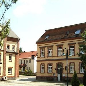Hotel Zur Schlossmuhle ボルナ Exterior photo