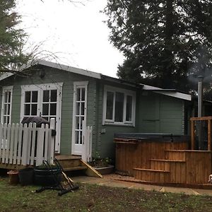 ファーナム Woodland Cabin With Private Wood-Fired Hot-Tubヴィラ Exterior photo