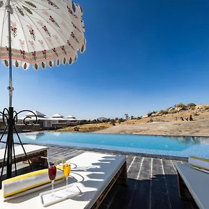 ホテル Brij Pola, Jawai - Luxury Jungle Camp With Private Pools Jawai Bandh Exterior photo