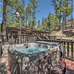 Tranquil Cabin With Stream And Deck Near Dtwn Ruidoso!ヴィラ Exterior photo