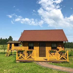 Nowa Karczma  Drewniany Domek Na Wsiヴィラ Exterior photo