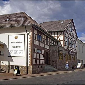 Hotel Zur Krone Ronneburg Exterior photo