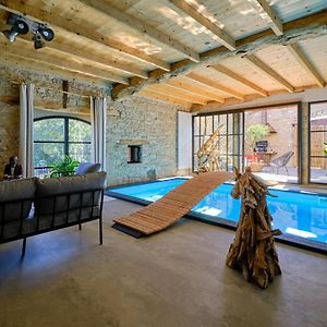 アルゾンヌ Loft Industriel Prive Climatise Piscine Interieure Terrasse Spa Et Jardinヴィラ Exterior photo